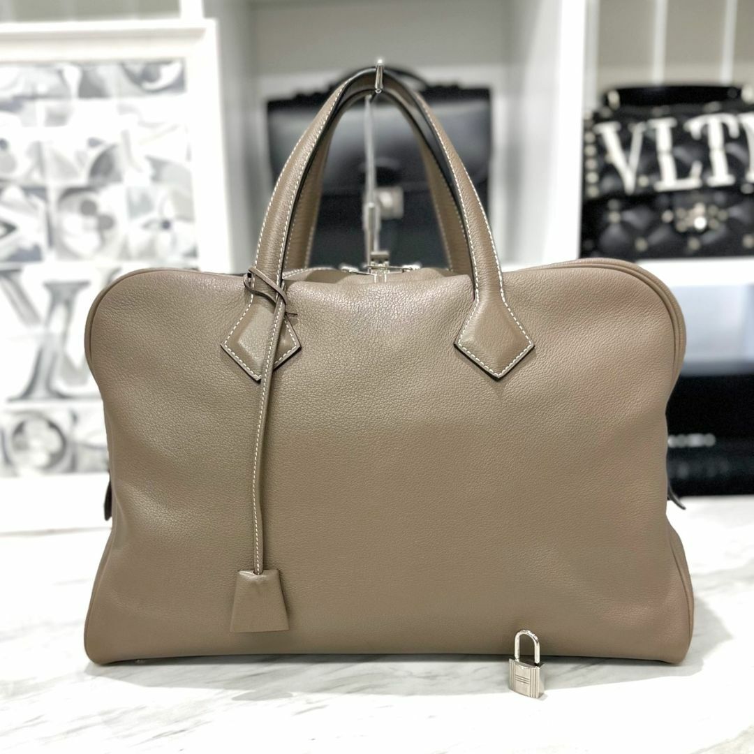美品☆ エルメス ヴィクトリア2 12H エトゥープ エヴァーカラー 美品☆ エルメス ヴィクトリア2 12H エトゥープ エヴァーカラー