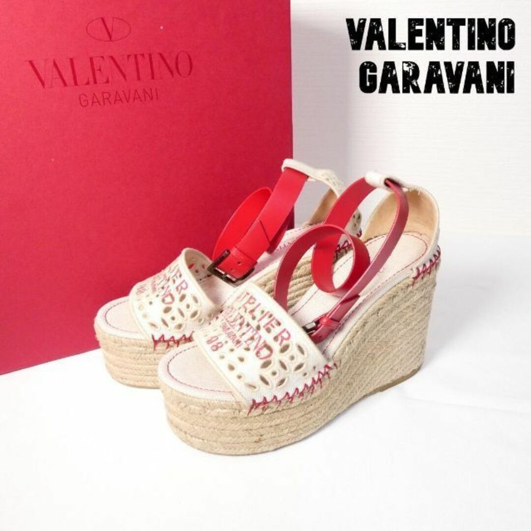 美品　VALENTINO　ヴァレンティノ　サンダル　ウエッジ