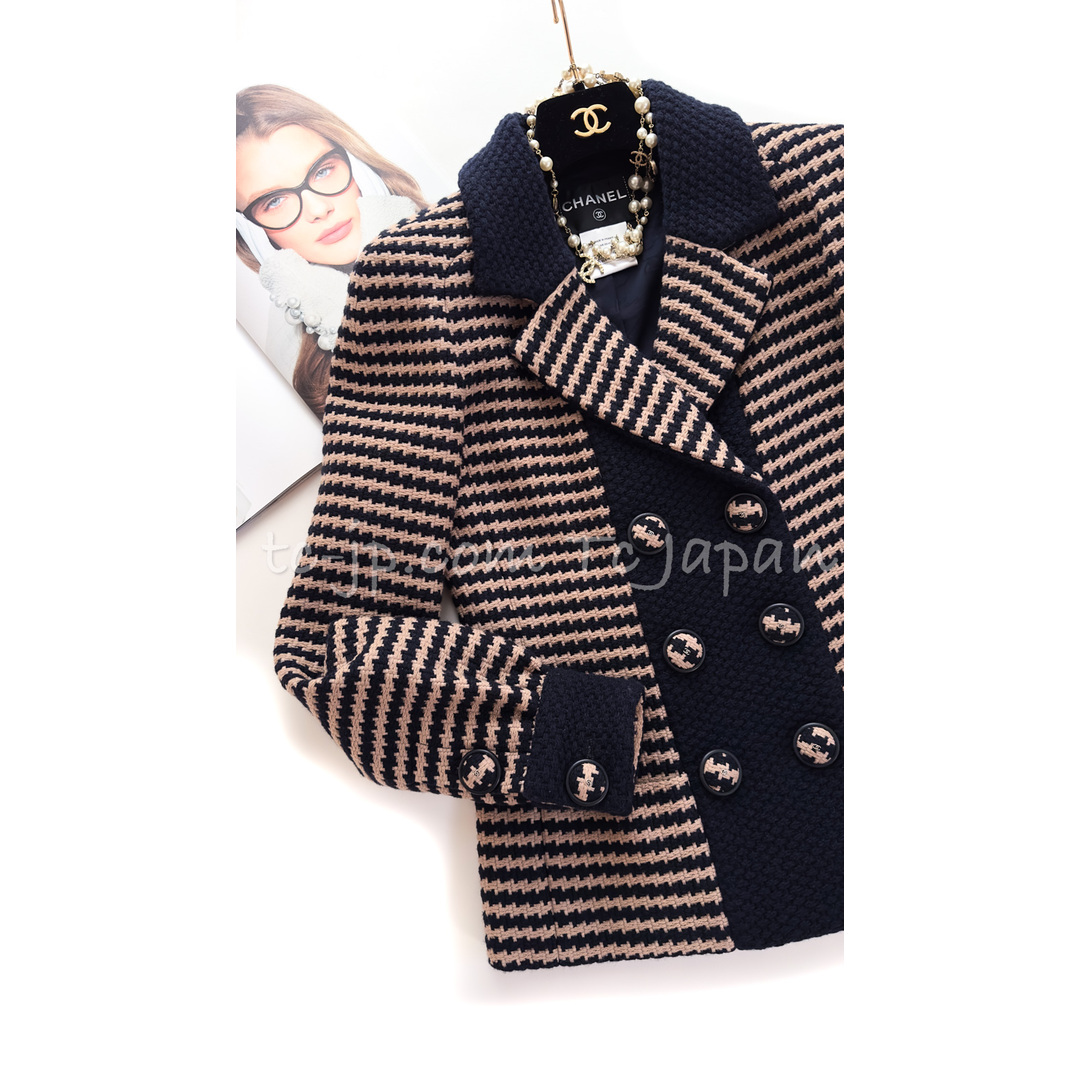 CHANEL - 未使用 シャネル CHANEL 超美品 ベージュ・ネイビー・千鳥格