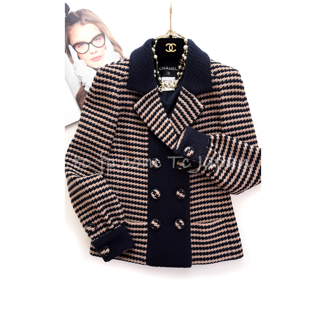 CHANEL - 未使用 シャネル CHANEL 超美品 ベージュ・ネイビー・千鳥格