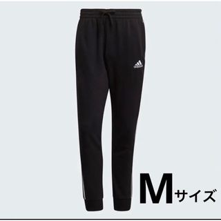 新品 adidas レギュラーフィット　テーパードレッグ　フルレングス　ブラック(スキニーパンツ)