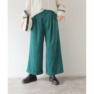 ベーセーストック(B.C STOCK)の【グリーン】コールワイドパンツ(その他)