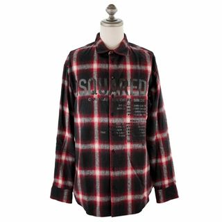 ［大幅値下　美品］Dsquared2チェック7分袖シャツ イタリア製 XSサイズ