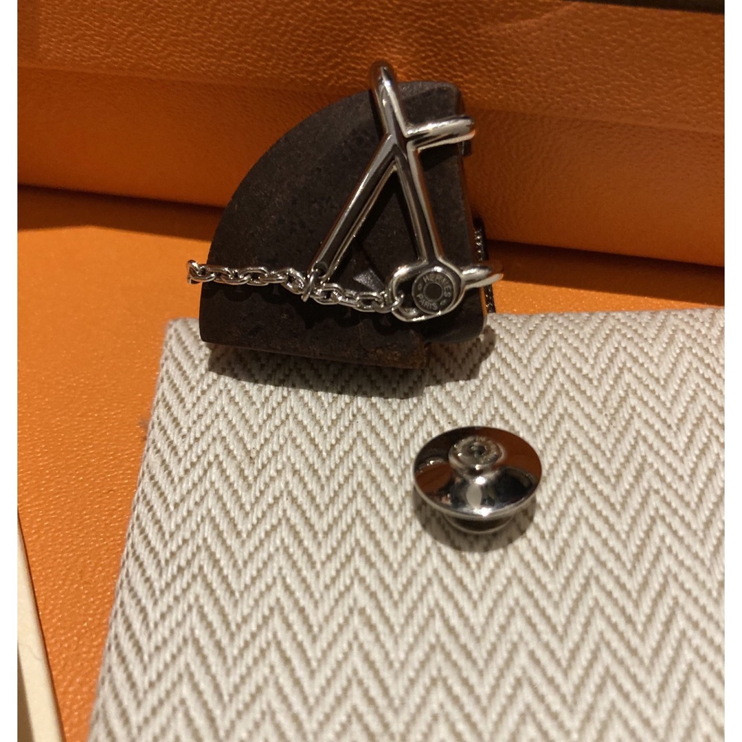 エルメス☆HERMES ブローチ　シュヴァル　綺麗品