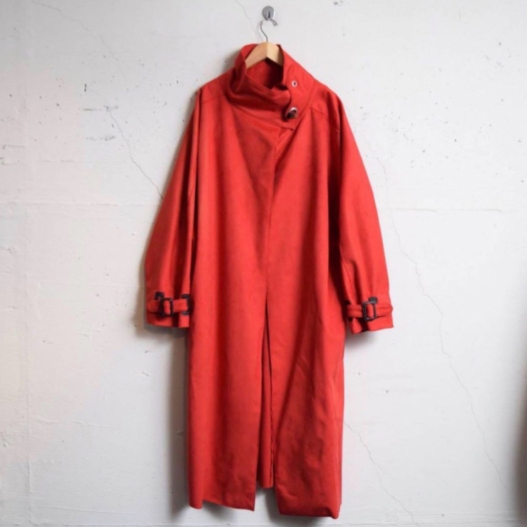 AMERI VINTAGE WRAP COLLAR COAT 赤 コート アメリ-