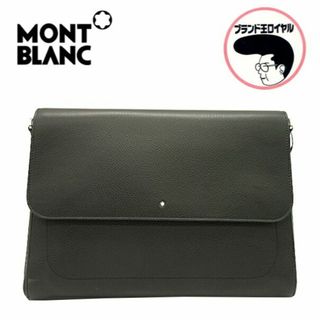 モンブラン(MONTBLANC)のモンブラン　MONTBLANC　ショルダーバッグ　レザー　メッセンジャーバッグ　黒(ショルダーバッグ)