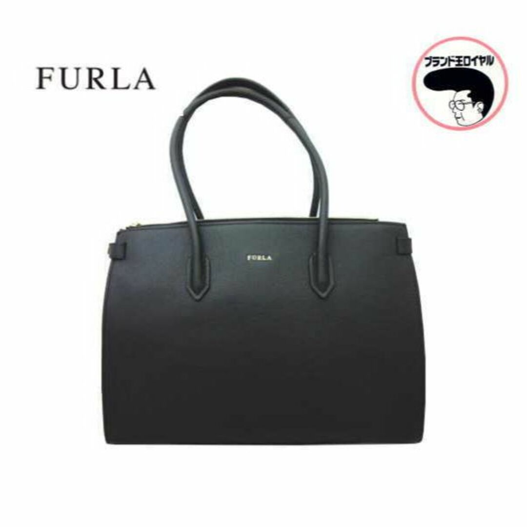 未使用品　FURLA 　フルラ　トートバッグ ブラック　レディース　レザー