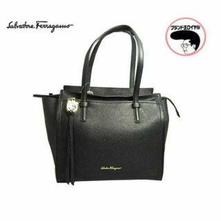 フェラガモ(Ferragamo)の未使用 フェラガモ  ferragamo トートバッグ ブラック　レザー(トートバッグ)