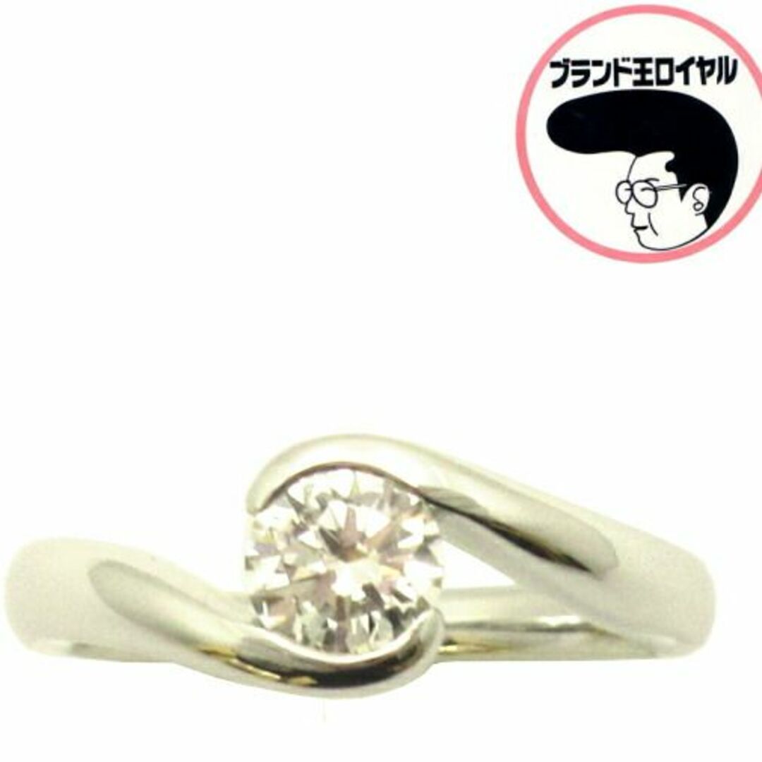 PTプラチナ　ダイヤリング　0.491ct Gカラー　VVS2 GOOD　婚約指輪に03-231018-3
