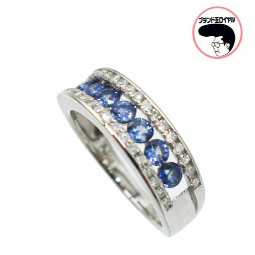 PTプラチナサファイア＆ダイヤリング　S0.67ct  D0.27ct