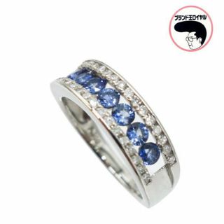 PTプラチナサファイア＆ダイヤリング　S0.67ct  D0.27ct(リング(指輪))