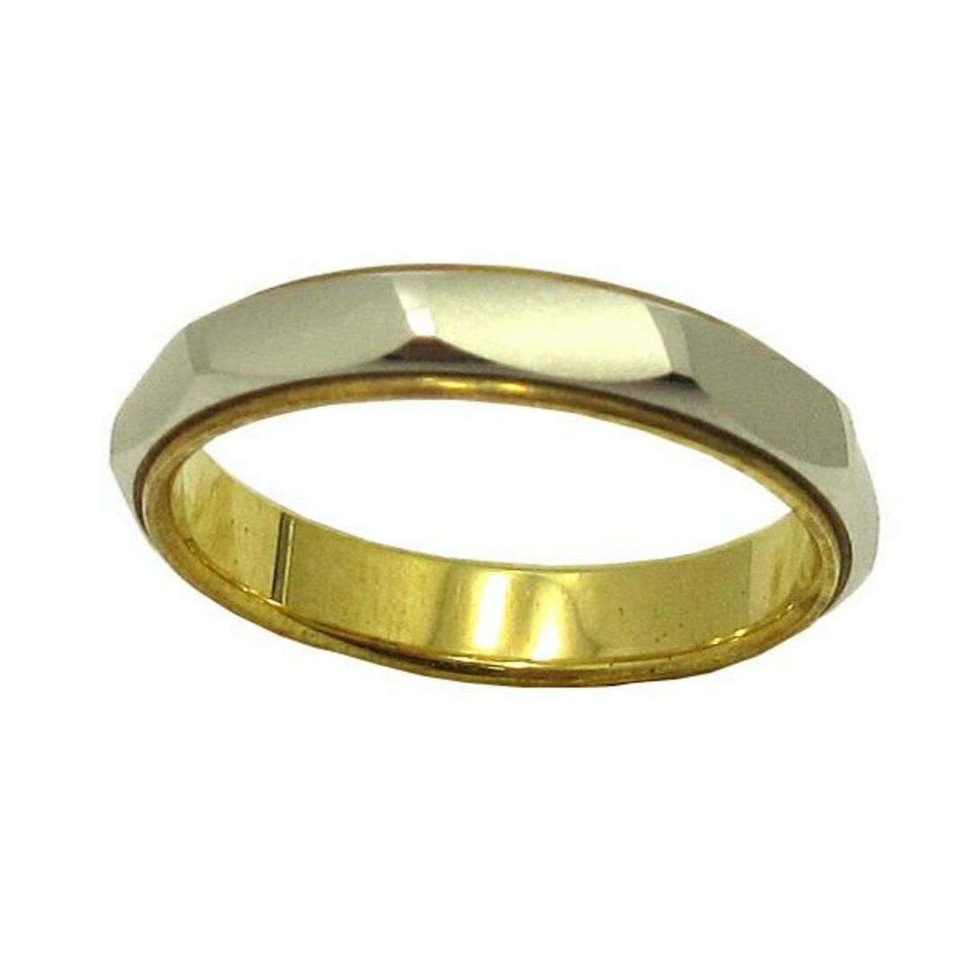 03-281015-1PT/K18YG プラチナ/K18イエローゴールド　コンビ　マリッジリング　メンズ　結婚指輪に