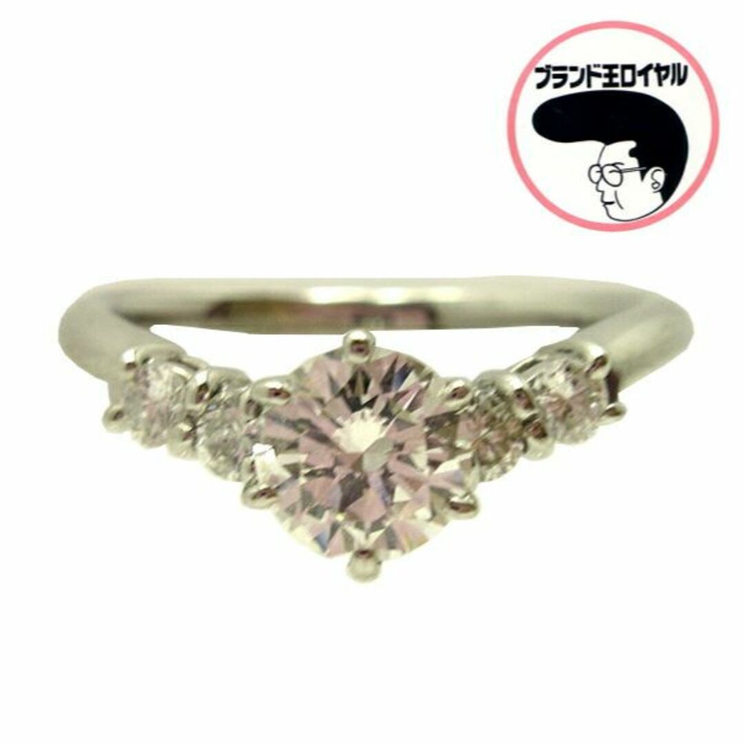 PTプラチナ　ダイヤモンドリング　D0.5ct  0.1ct