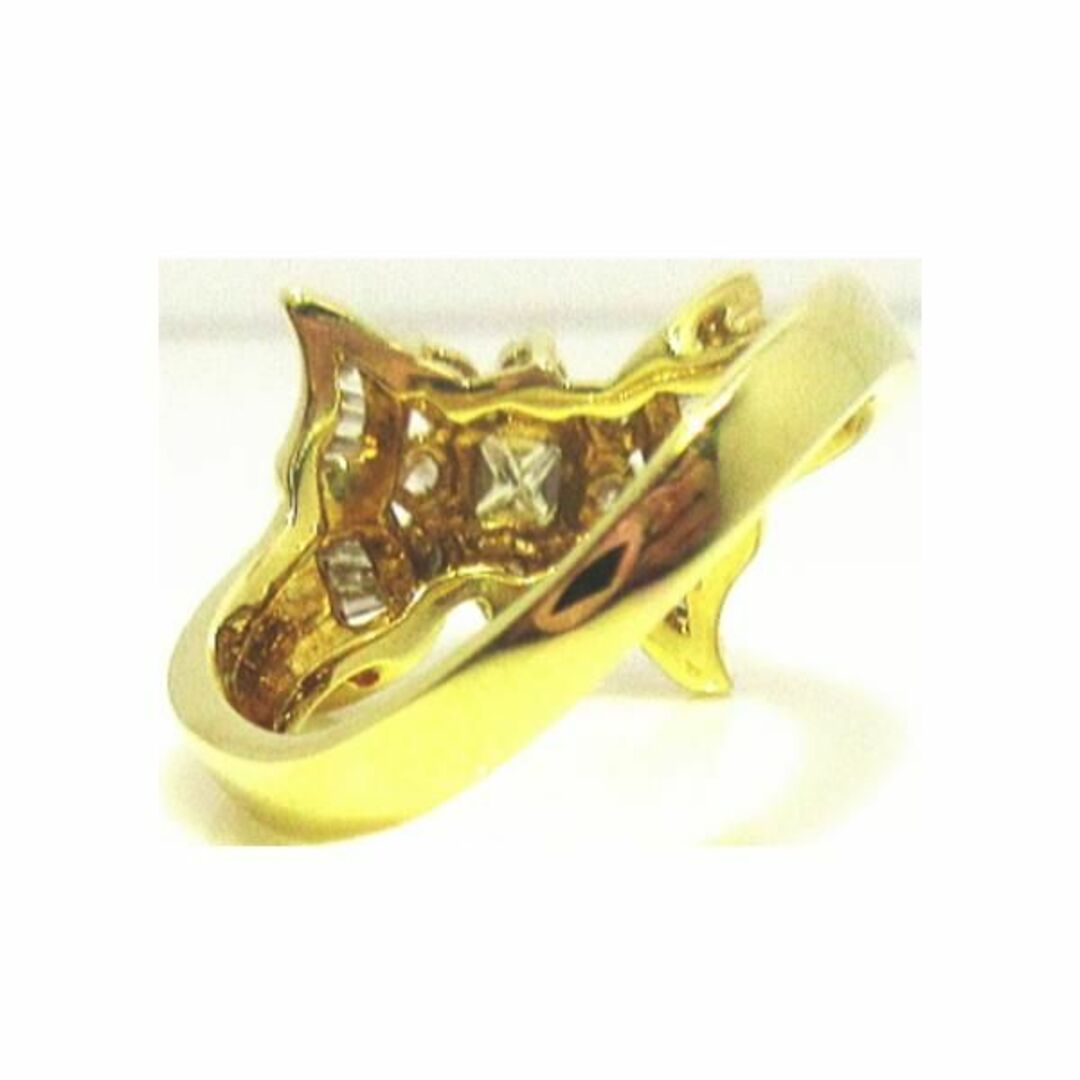 K18 ダイヤモンド　リング　イエローゴールド　ダイヤ0.64CT レディースのアクセサリー(リング(指輪))の商品写真