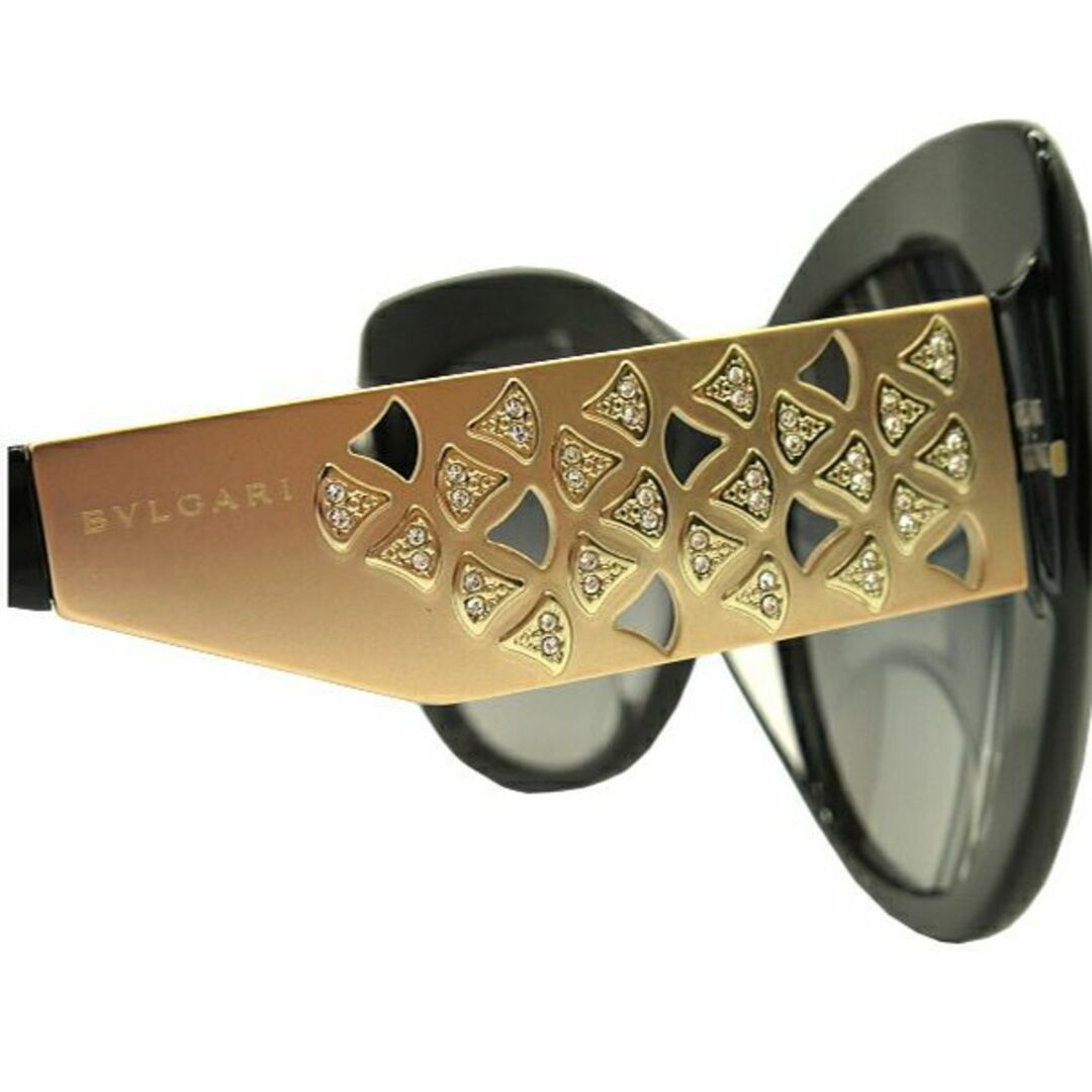 【中古】美品 BVLGARI ブルガリ サングラス ブラック 紫外線予防に アイウエア