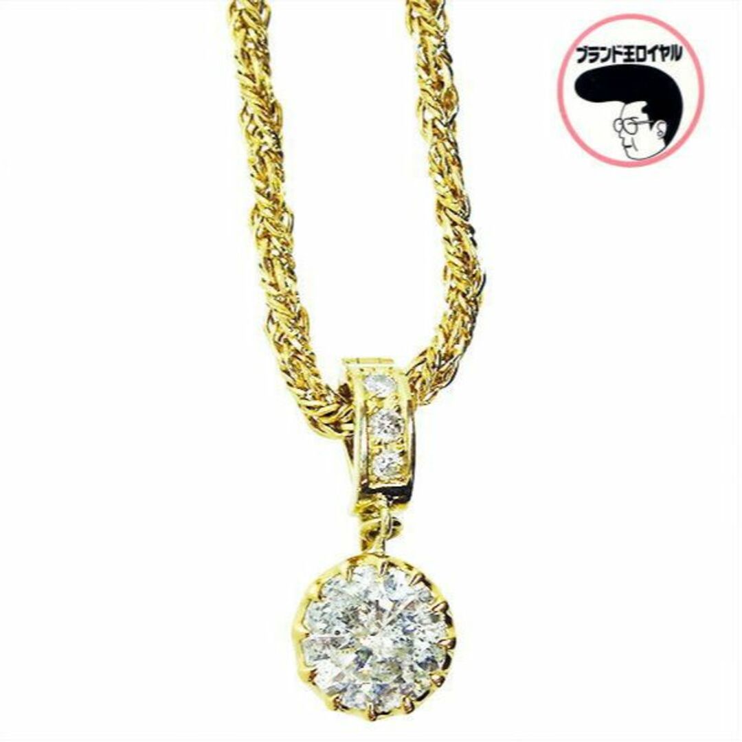 K18 ダイヤネックレス　5.036ct ダイヤモンド　イエローゴールド　大粒ダイヤ　ゴージャス レディースのアクセサリー(ネックレス)の商品写真