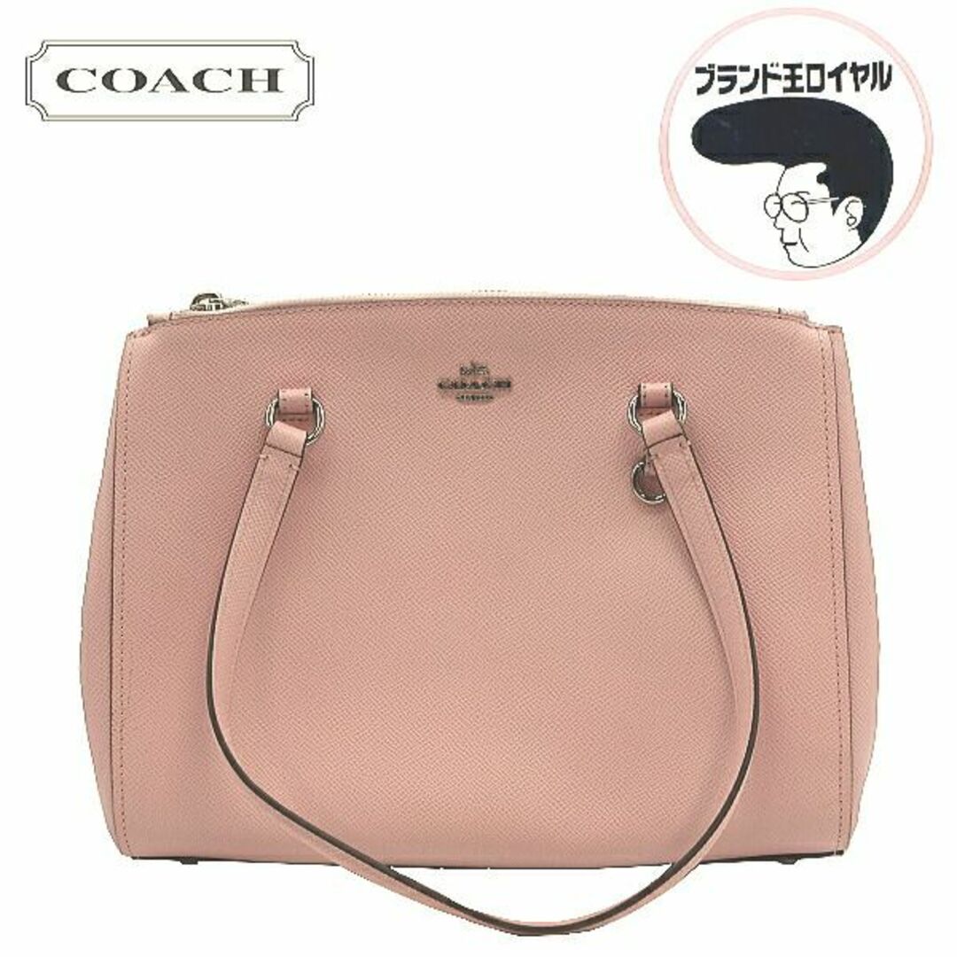 COACH コーチ 2wayショルダーバッグ レザー トートバッグ ピンク - www