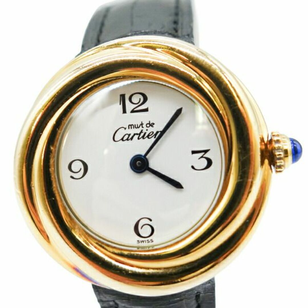 カルティエ Cartier マストトリニティ  ヴェルメイユ レディース QZ 腕時計
