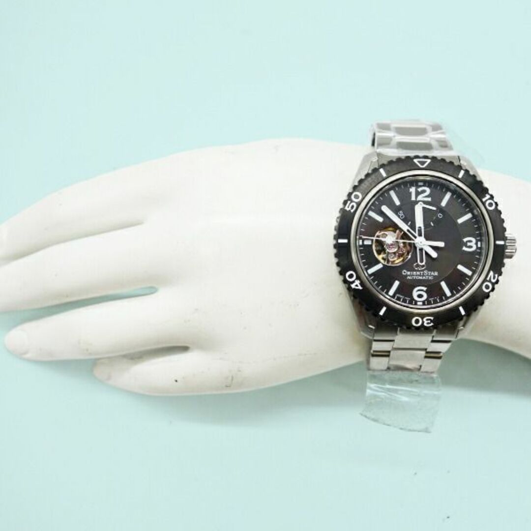未使用品 ORIENT STAR オリエントスター RK-AT0101B 42mm パワーリザーブ メンズ　腕時計