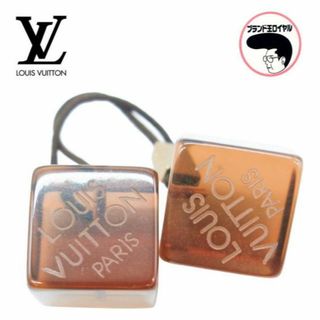 ルイヴィトン(LOUIS VUITTON)の【中古】LOUIS VUITTON ルイ・ヴィトン ヘアキューブ ブラウン LVロゴ(ヘアゴム/シュシュ)