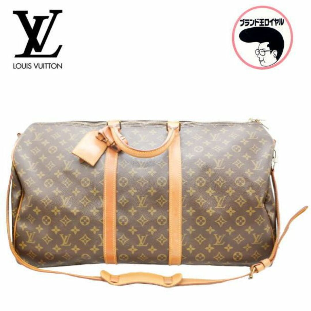 美品　LOUIS VUITTON  ルイヴィトン モノグラム キーポルバンドリエール55 M41414　 旅行用ボストンバッグ　ショルダーストラップ付きバッグ