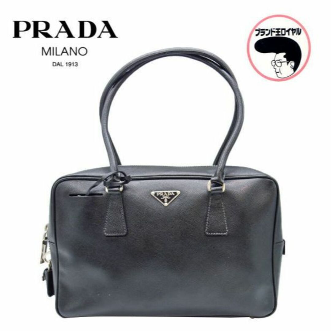 PRADA プラダ ミニボストン ショルダー ハンドバッグ　レザー　カーフ　バッグ BN1113 ブラック 黒