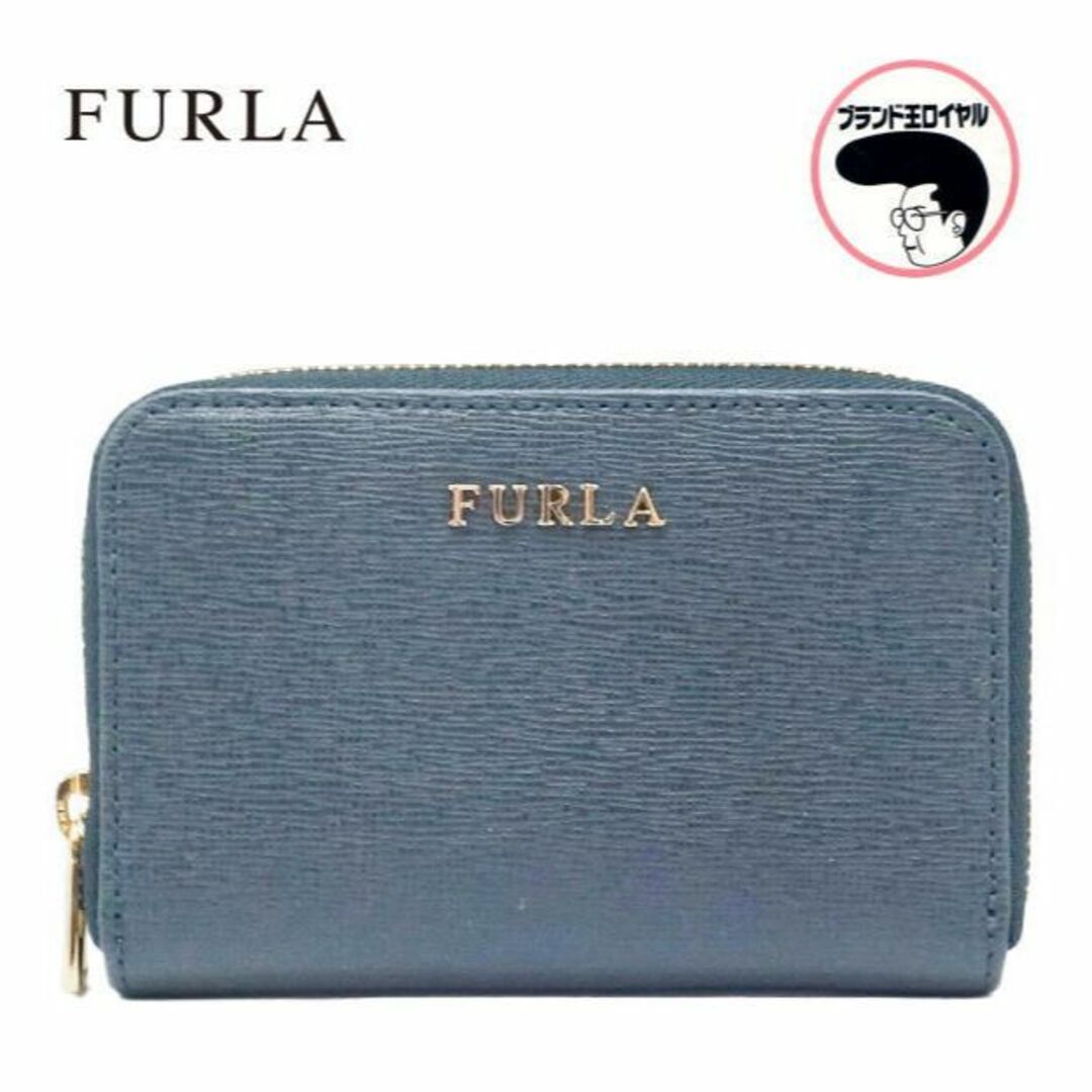 未使用 FURLA  フルラ コインケース ミニ財布 ラウンドファスナー ダークグリーン