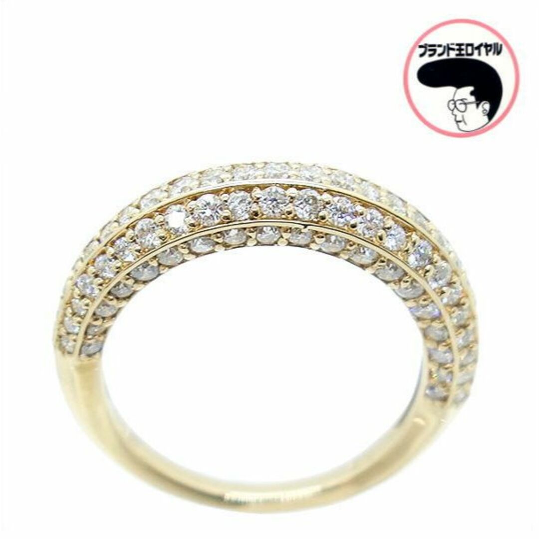 ダイヤモンド リング　K18PG ピンクゴールド  パヴェ ダイヤモンド　1.00ct エタニティ レディースのアクセサリー(リング(指輪))の商品写真