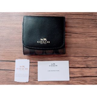 コーチ(COACH)の未使用に近い★COACH★コーチ★三つ折り財布★F53837★レディース☆メンズ(財布)