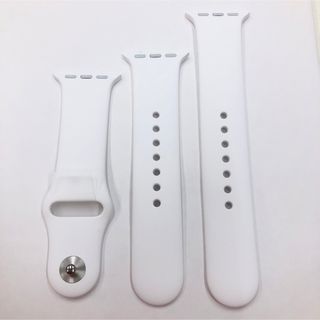 アップルウォッチ(Apple Watch)のAppleWatch アップルウォッチ 白 Apple純正バンド 40/41mm(その他)