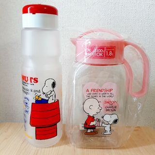 スヌーピー(SNOOPY)の★新品　SNOOPY　スヌーピー♡クールポット＆クリアピッチャー　2点セット(容器)