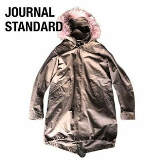 ジャーナルスタンダード(JOURNAL STANDARD)のジャーナルスタンダード　モッズコートロング　オリーブグリーンライナーファー付き(モッズコート)