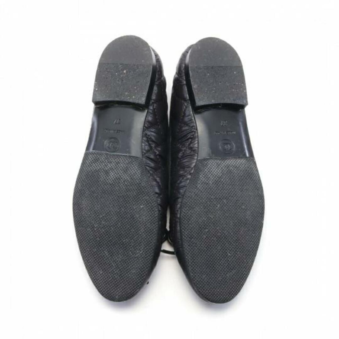 CHANEL(シャネル)のマトラッセ ココマーク バレエシューズ ナイロン レザー ブラック レディースの靴/シューズ(バレエシューズ)の商品写真
