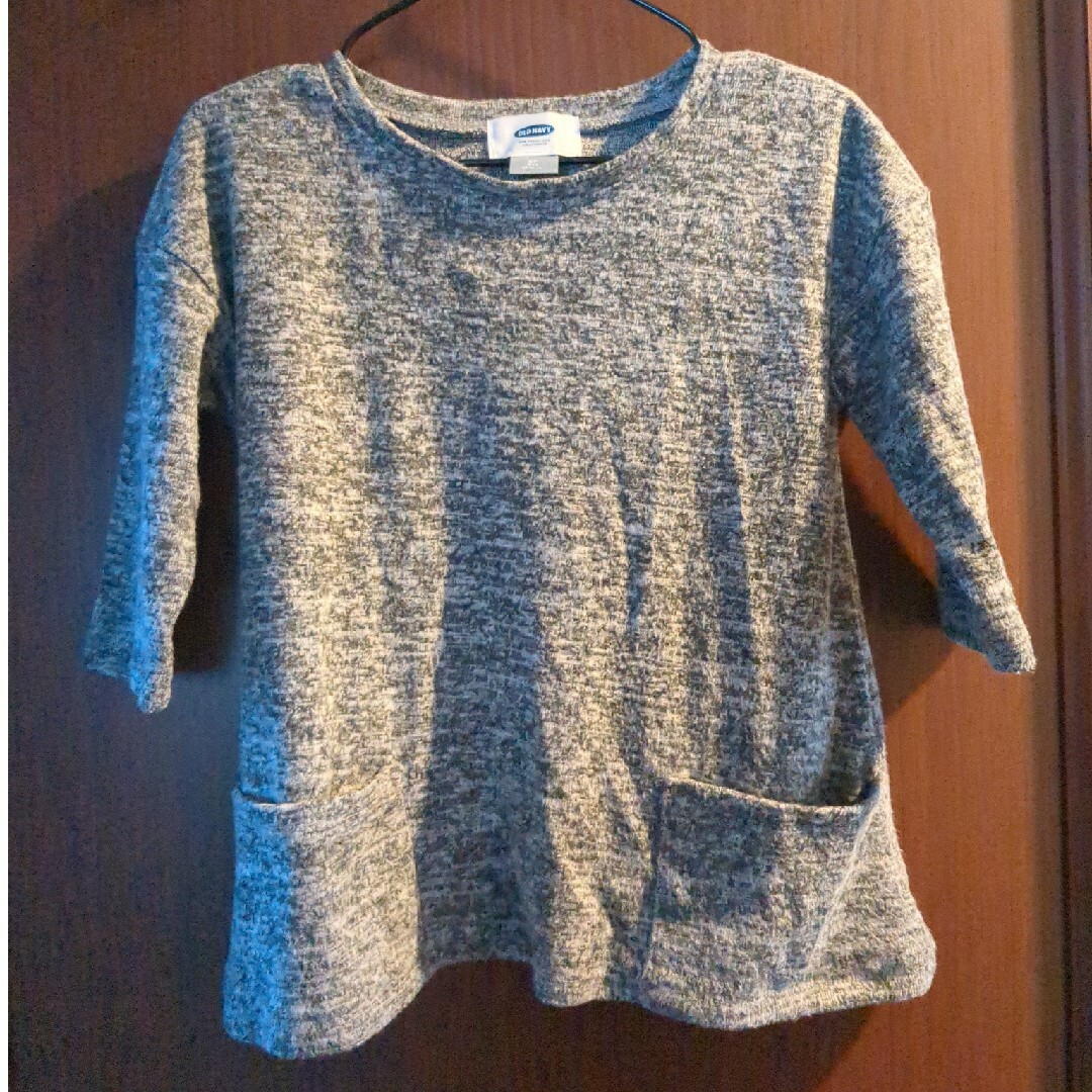 OLDNAVY  7分丈カットソー キッズ/ベビー/マタニティのキッズ服女の子用(90cm~)(Tシャツ/カットソー)の商品写真