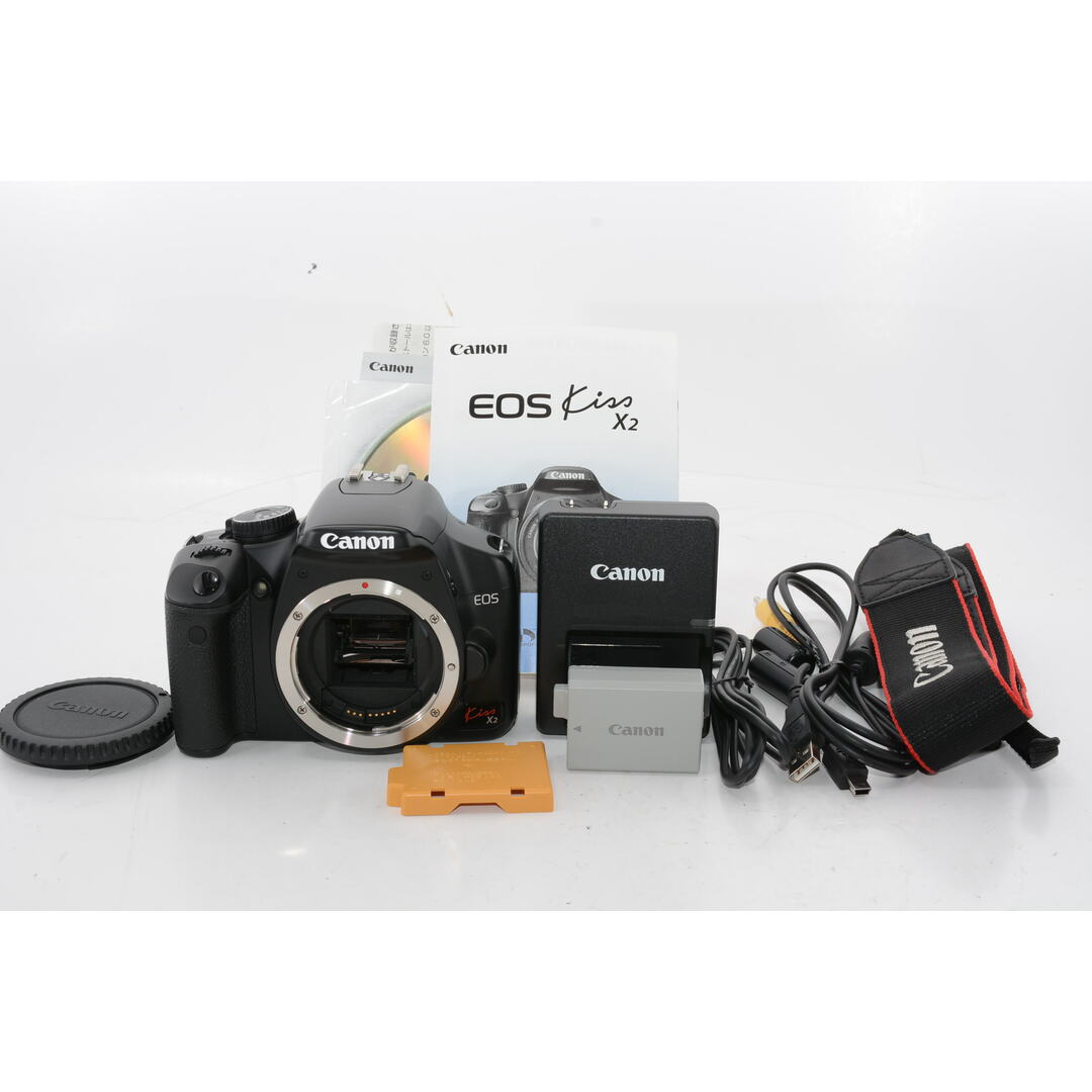 外観特上級】Canon デジタル一眼レフカメラ EOS Kiss X2 ボディ KISSX2-BODYの通販 by カメライオン's shop|ラクマ