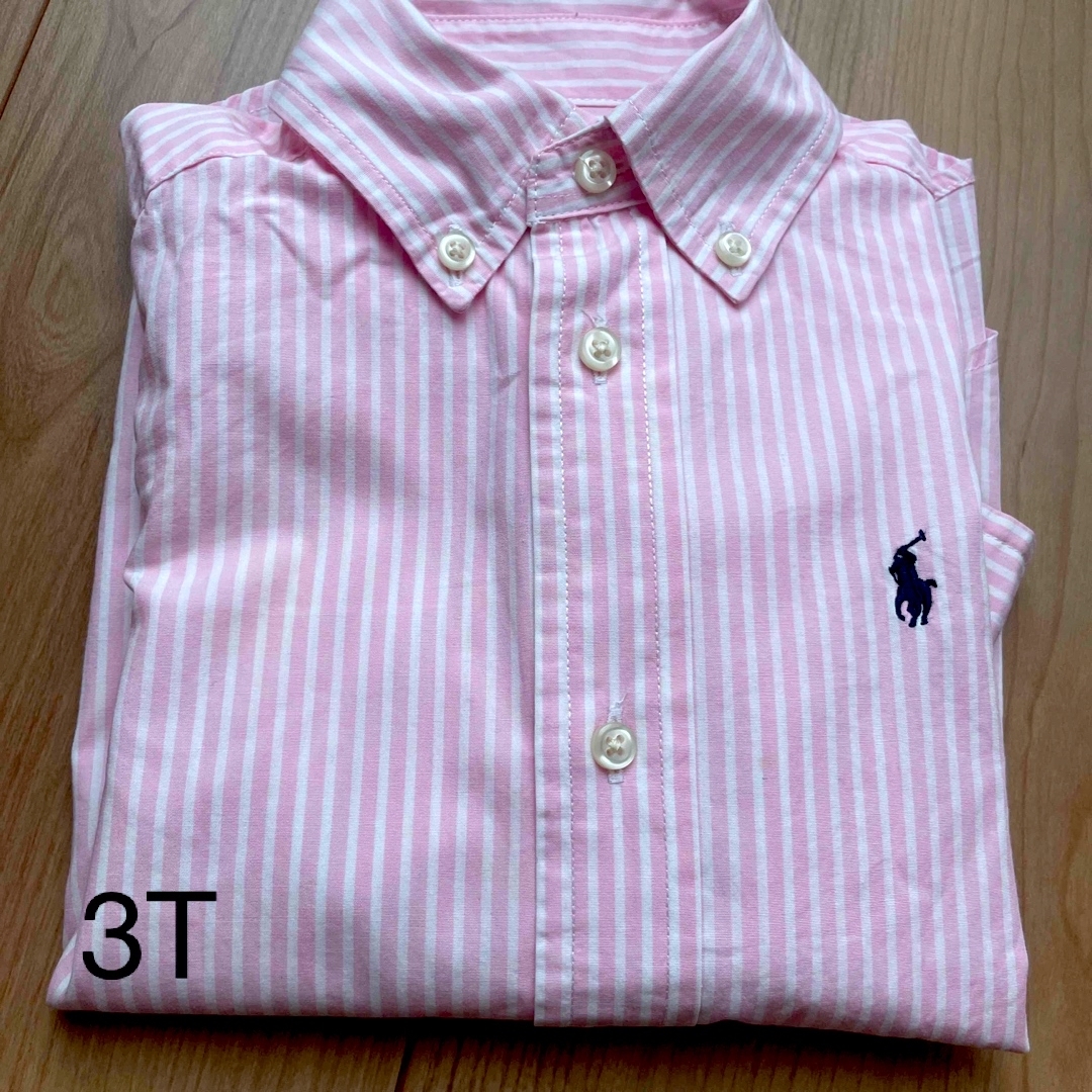 Ralph Lauren(ラルフローレン)のストライプシャツ キッズ/ベビー/マタニティのキッズ服男の子用(90cm~)(ブラウス)の商品写真