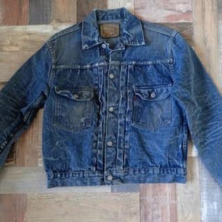 リーバイス(Levi's)のLVC shrink bike 1953 TYPEⅡ jacket 507XX(Gジャン/デニムジャケット)