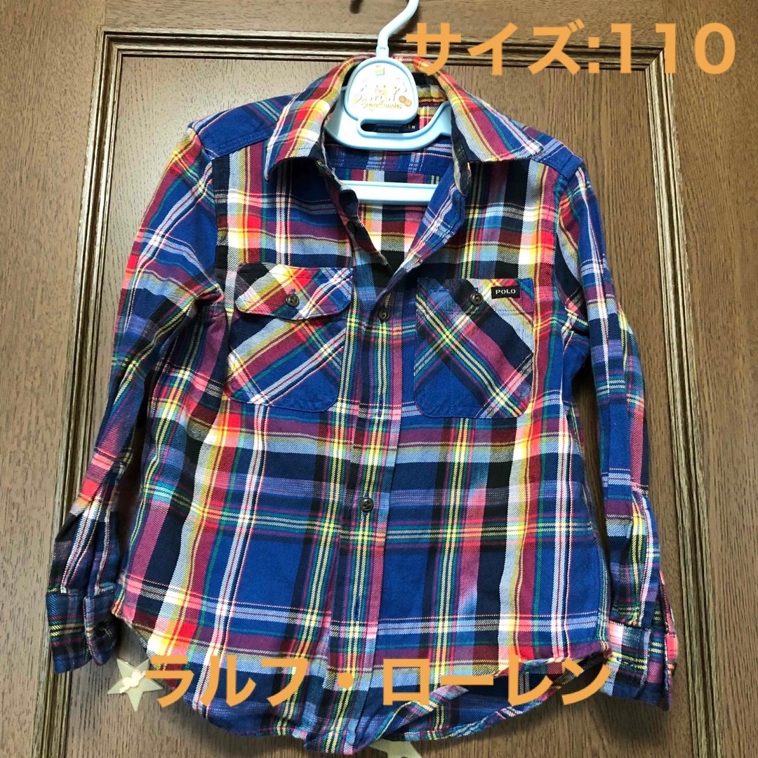 POLO RALPH LAUREN(ポロラルフローレン)のラルフ・ローレン ポロ 子供 シャツ サイズ110 キッズ/ベビー/マタニティのキッズ服男の子用(90cm~)(Tシャツ/カットソー)の商品写真