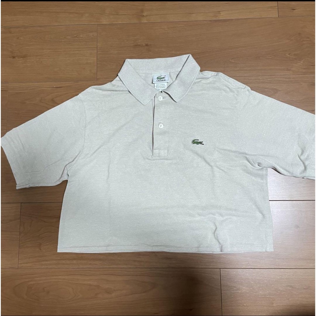 LACOSTE(ラコステ)のy◎ssy様＊【LACOSTE】リメイクショート丈ポロシャツ レディースのトップス(ポロシャツ)の商品写真