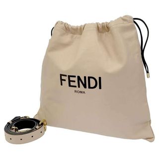 フェンディ(FENDI)のフェンディ ショルダーバッグ 巾着 ロゴ レザー 8BT338 FENDI バッグ ライトピンク(ショルダーバッグ)