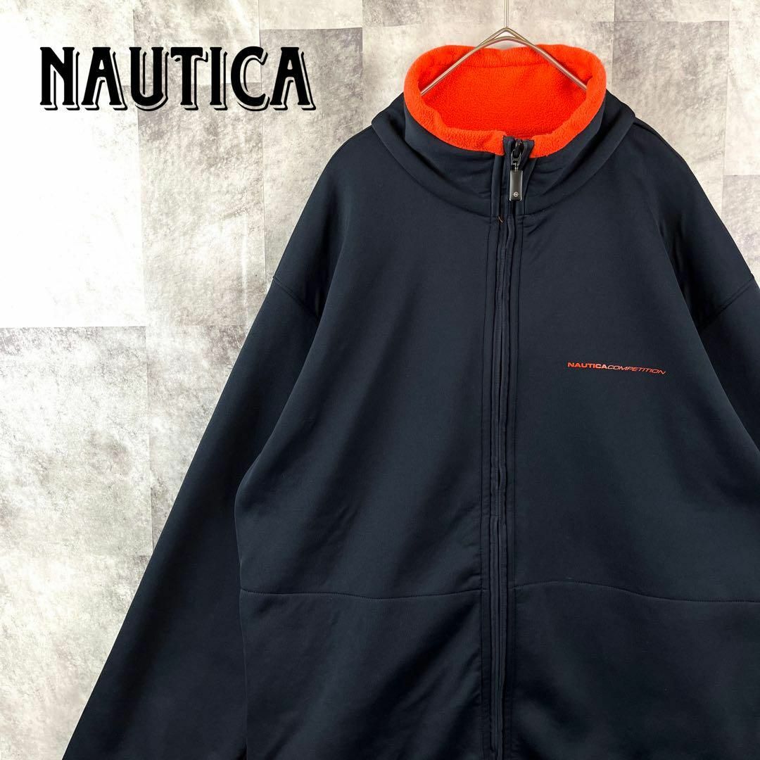 NAUTICA(ノーティカ) 00s 裏地メッシュ ハイネックポリブルゾン