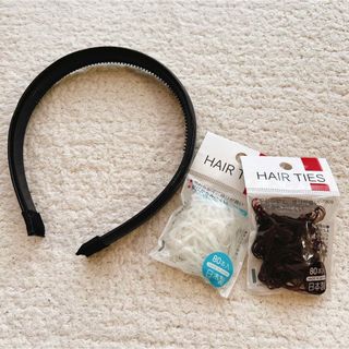 ☆美品　カチューシャ&ヘアゴム　セット　ヘアアクセサリー☆(カチューシャ)
