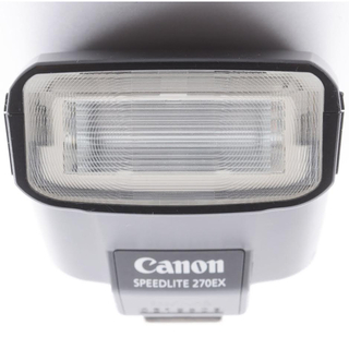 キヤノン(Canon)のCanon純正スピードライト 270EX 軽量ストロボ　動作確認済み(ストロボ/照明)