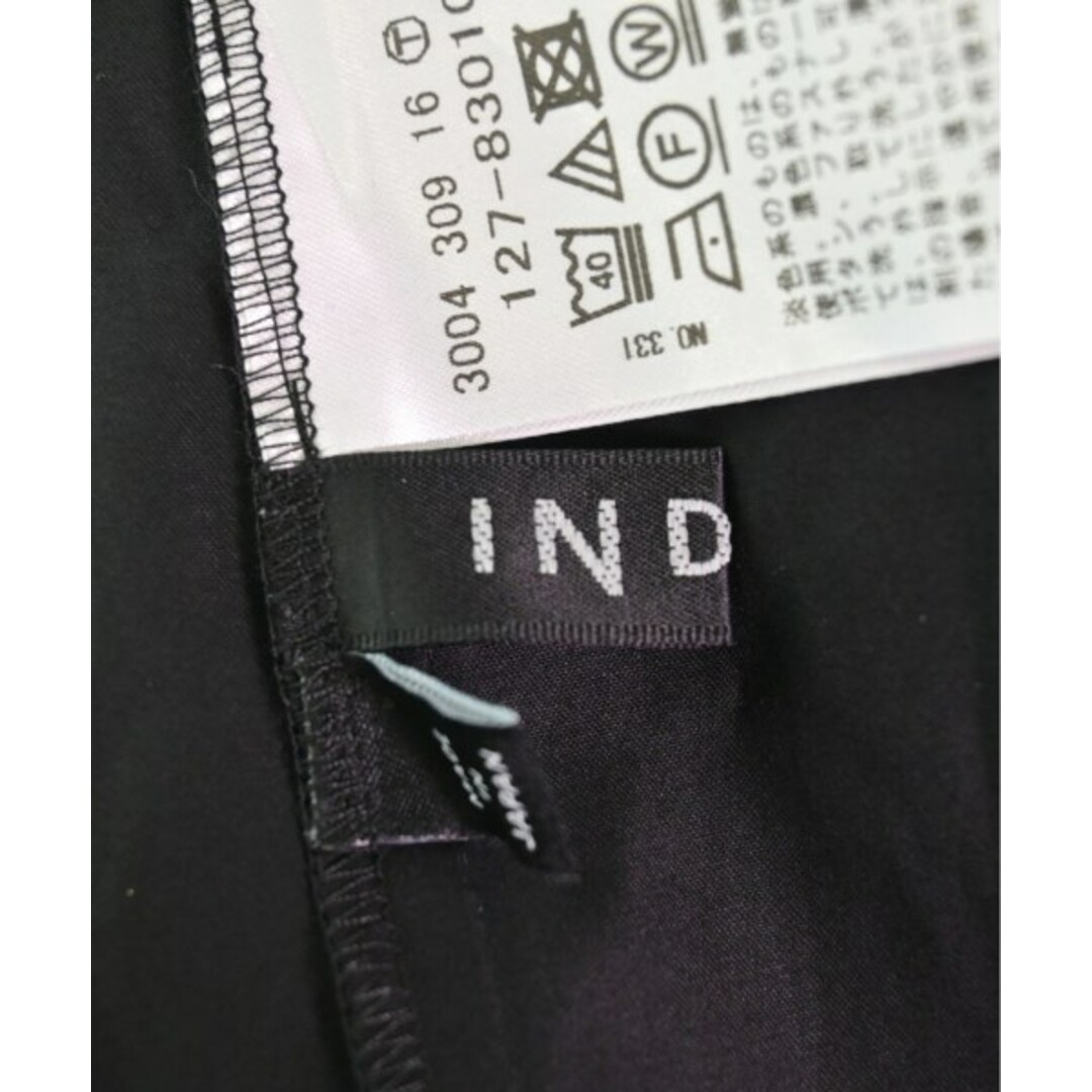 INDIVI インディヴィ カジュアルシャツ 38(M位) 黒 【古着】【中古】
