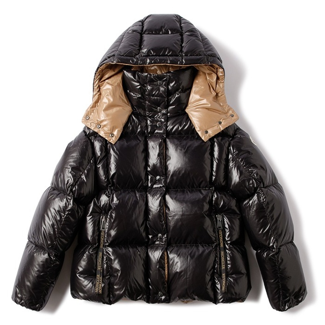 2胸囲モンクレール MONCLER ダウン レディース ショート Parana バイカラー ダウンジャケット フーデッドジャケット 2023年秋冬新作 0931A00103 68950 999