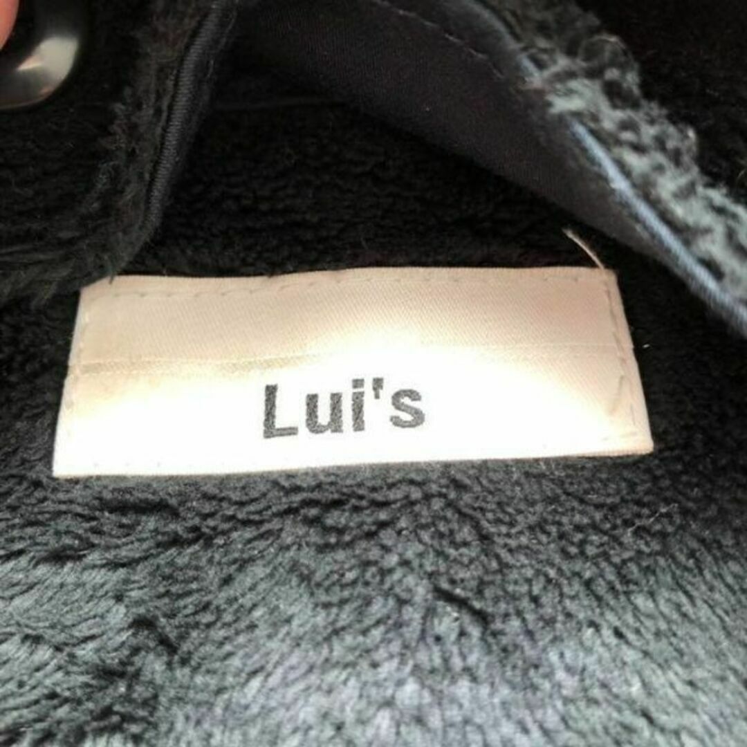 LUI‘Sルイス　モッズコート　濃紺　S　ライナー、タヌキファー付き 8