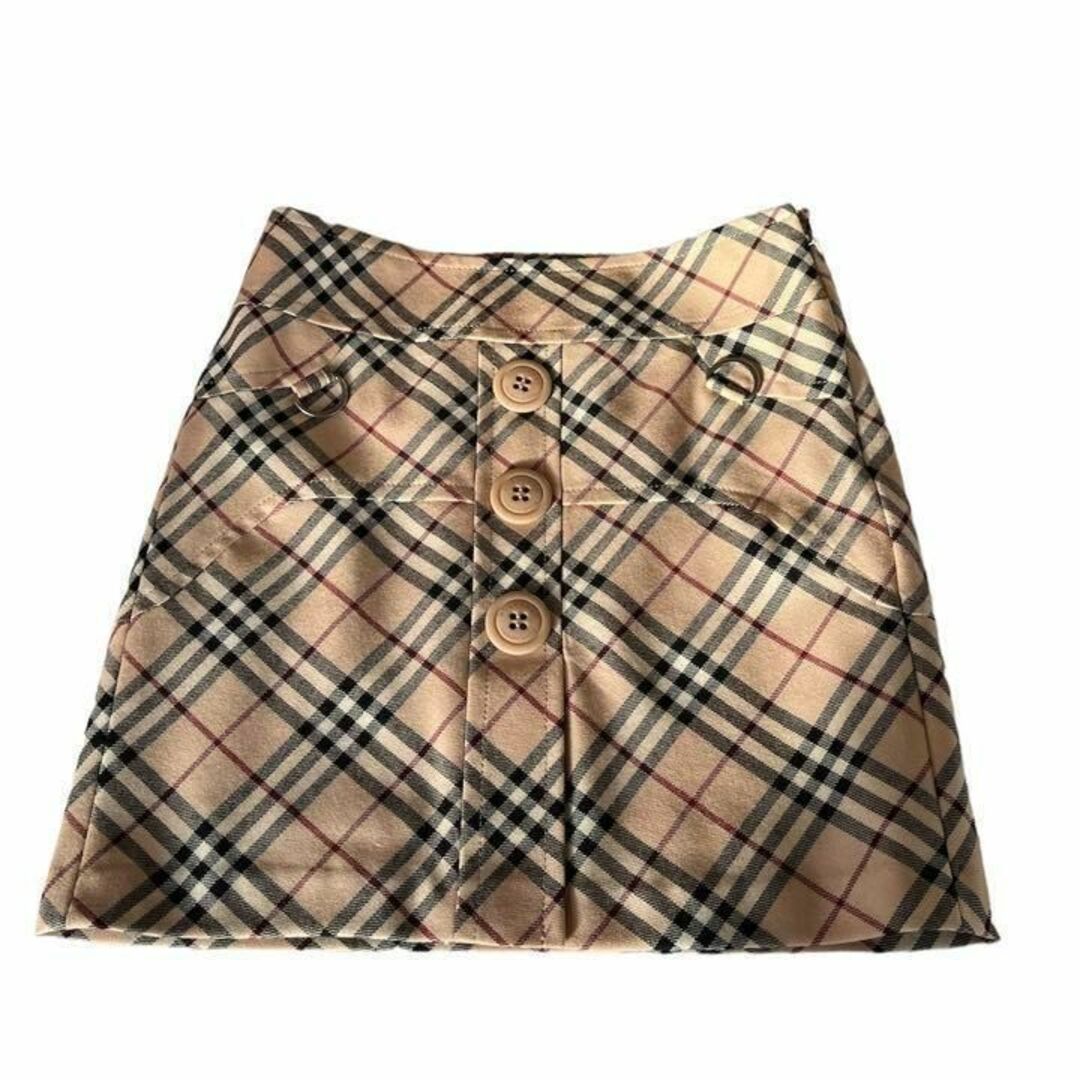 グランドセール BURBERRY LONDON BLUE LABEL 台形ミニスカート 38 グランドセール BURBERRY LONDON BLUE LABEL 台形ミニスカート 38
