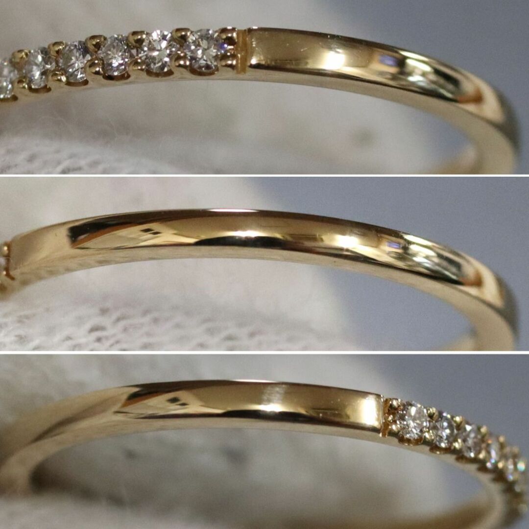 STAR JEWELRY - スタージュエリー K18ハーフエタニティリング D0.15 STAR JEWELRY - スタージュエリー K18ハーフエタニティリング D0.15