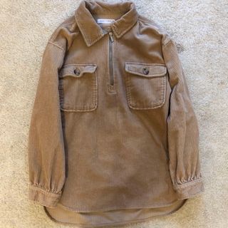 ザラキッズ(ZARA KIDS)のZARAキッズ 160cm ハーフジップパーカー コーデュロイプルオーバー(ジャケット/上着)