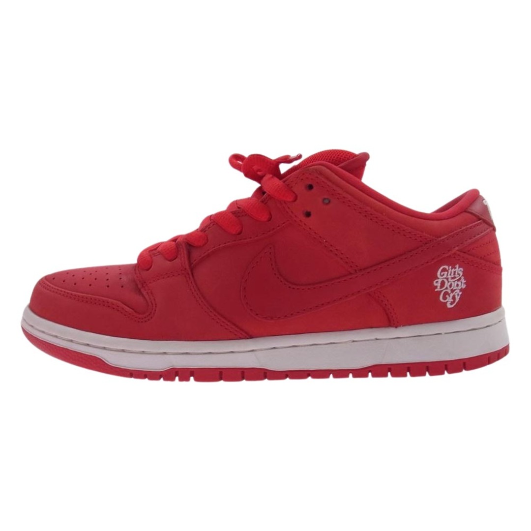 NIKE(ナイキ)のNIKE ナイキ スニーカー BQ6832-600 × Girls Don't Cry ガールズ ドント クライ B Dunk Low Pro QS Red ダンク ロー プロ QS レッド スニーカー レッド系 26cm【中古】 メンズの靴/シューズ(スニーカー)の商品写真